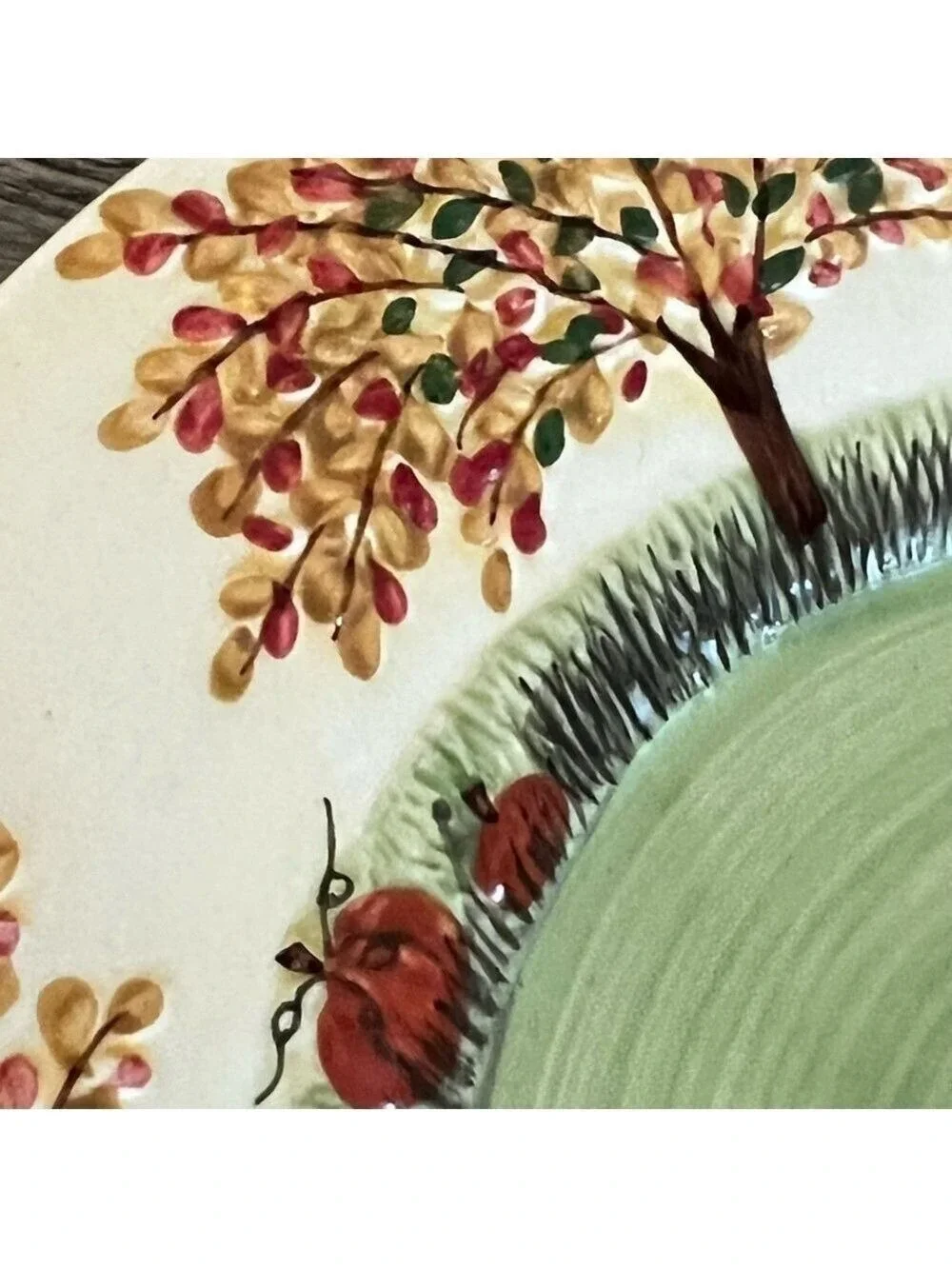 Yankee Candle Retired Autumn Harvest Halloween Candle Plates/Candle Holder